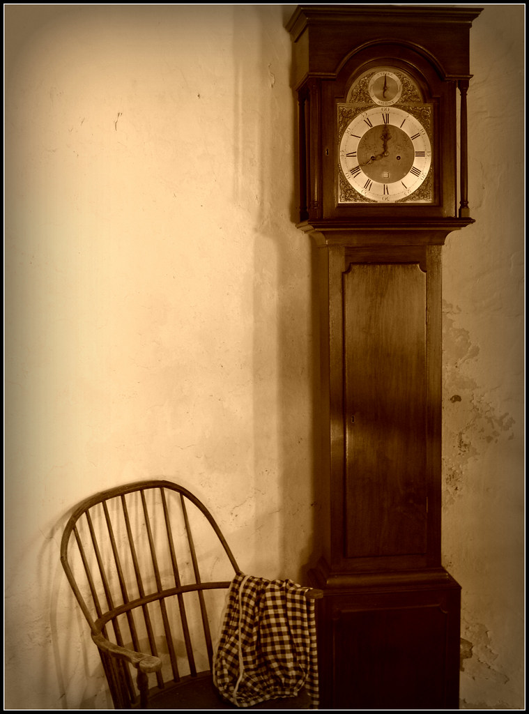 Monticello tall case clock in the kitchen Isaac Jefferso… Flickr
