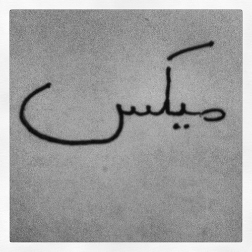 My name in Urdu written by Zoë. Max Holden Flickr