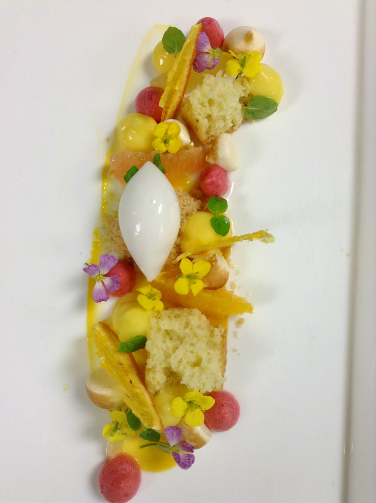 Olive Oil Cake, Greek Yogurt Sorbet, Lemon Curd, Citrus Se… Flickr