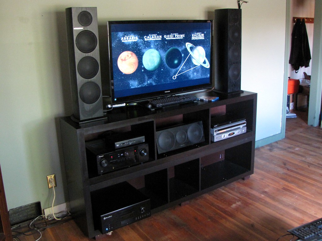 Entertainment Center Complete Populated and wired Ronald Barnes