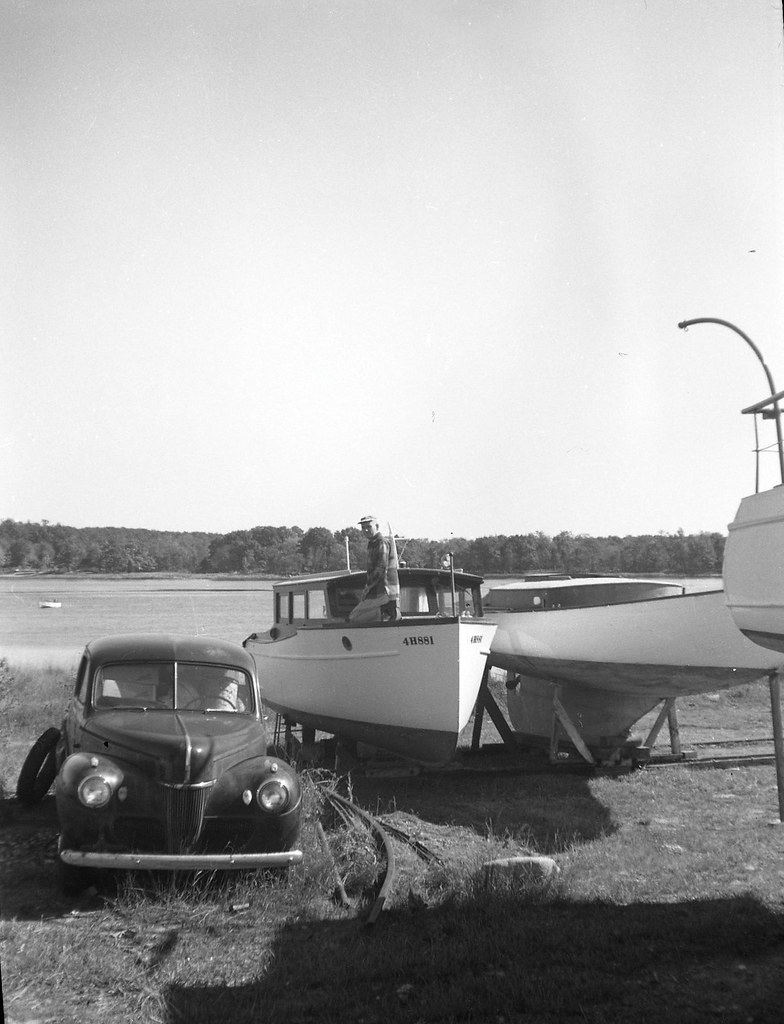 Boat in Yard 016 Shaw's Boat Yard, Dighton, MA David G. Hawkins
