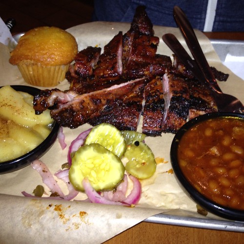 Tri Tip & Rib Tips Famous Dave's BBQ (via Foodspotting)… Flickr
