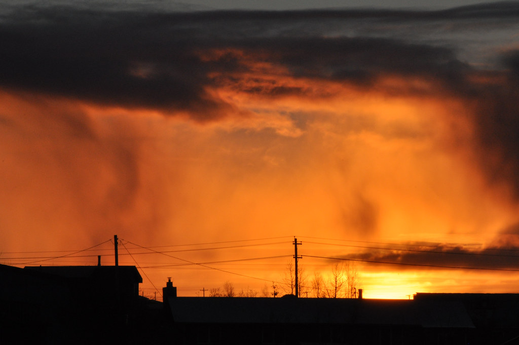 Sunset behind Bethel Silhouette Dr_Moriarty Flickr