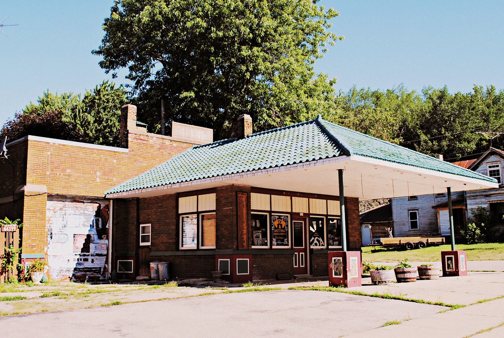 Former Canopy Gas Station Poy Sippi, Wisconsin Cragin Spring Flickr