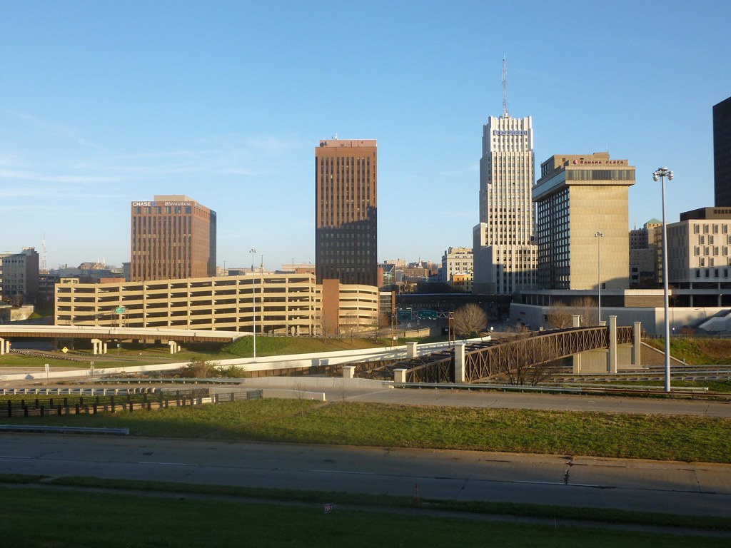 Akron, Ohio Skyline (008) Downtown Akron, as viewed from a… Flickr