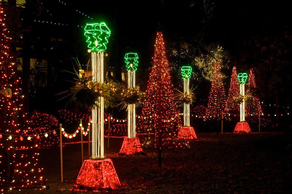 Garvan Woodland Gardens Holiday Lights Hot Springs, Arkans… Flickr