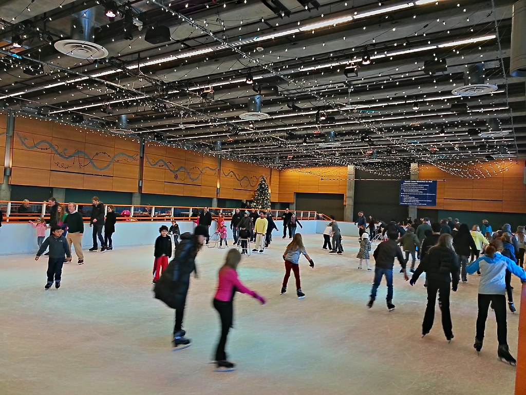 Ice Skating Fisher Pavilion, Seattle Stephen Lennon Flickr