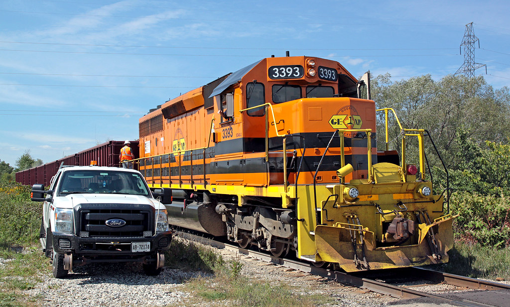 Ballast job An absolutely immaculate GoderichExeter Railw… Flickr