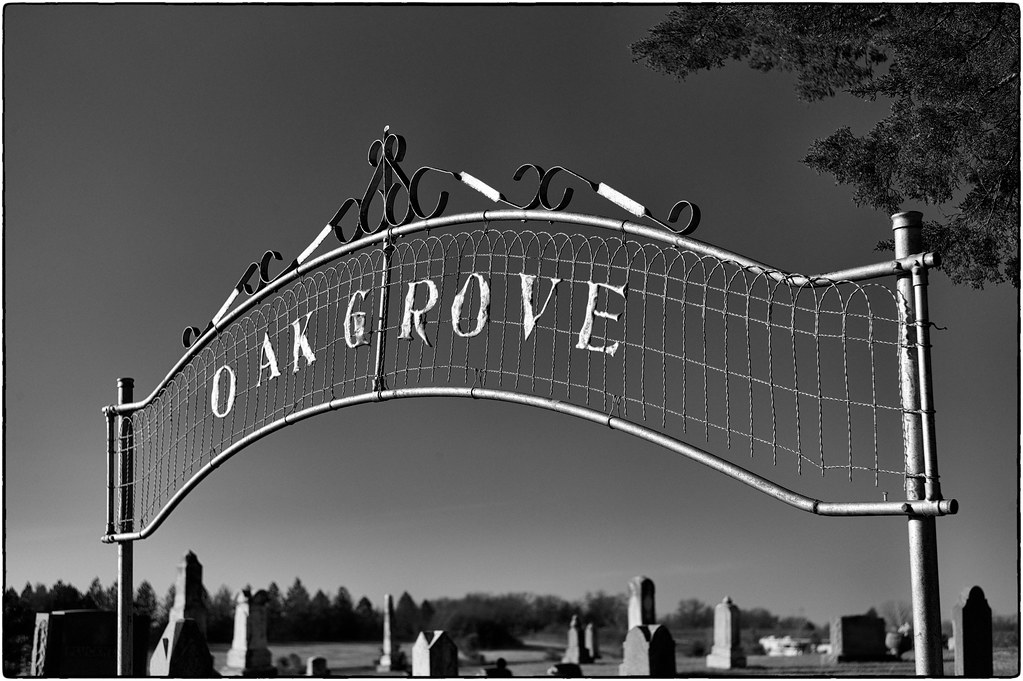 Old Gate, Oak Grove Cemetery, DeWitt, NE, November 03, 201… Flickr