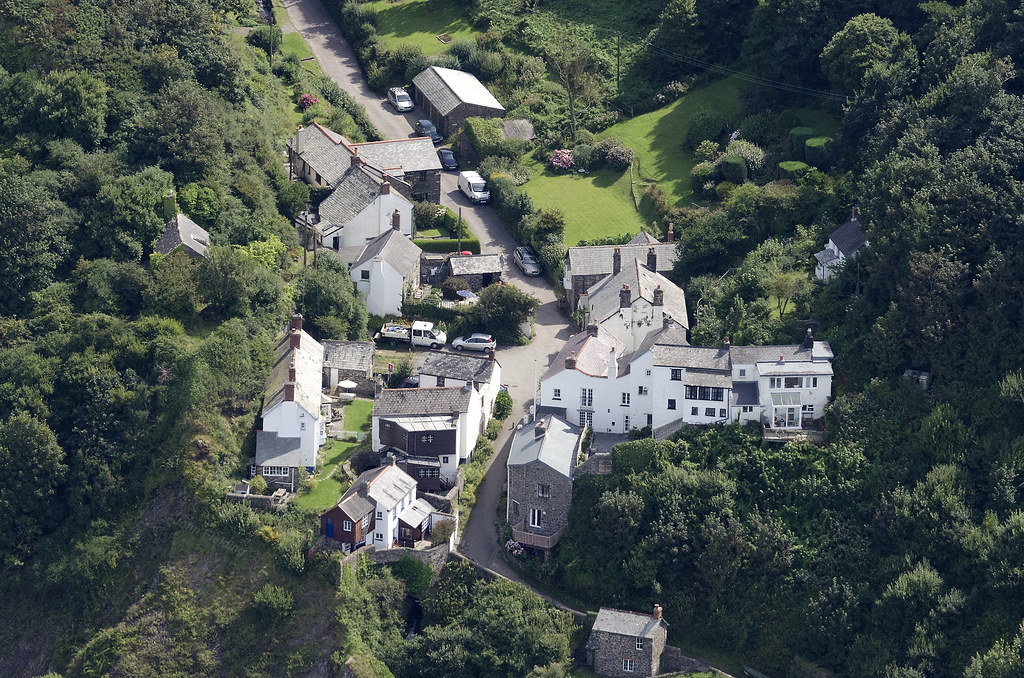 Bucks Mills in North Devon aerial image Aerial image of … Flickr