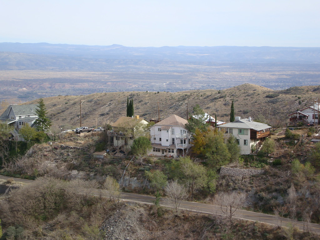 walk thru Jerome, AZ houses on the hill B A Winick Flickr