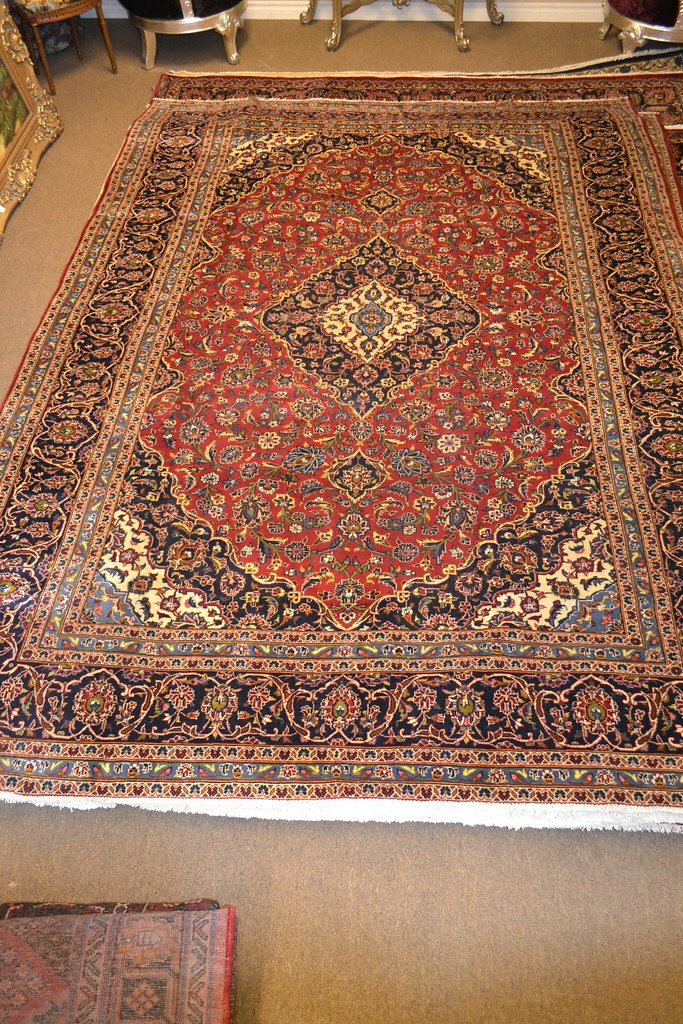 Persian Rug Hand Woven All hand woven genuine Persian rug,… Flickr