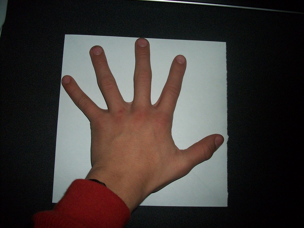 My hand So I have big hands for a 13(almost 14) year old. … Flickr
