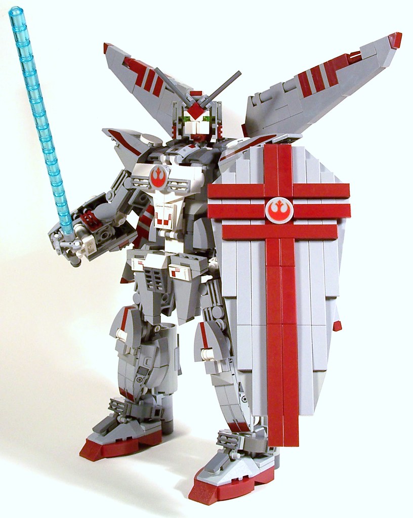 XWing Gundam (New Shield) Luke's Gundam gets a new shield… Flickr