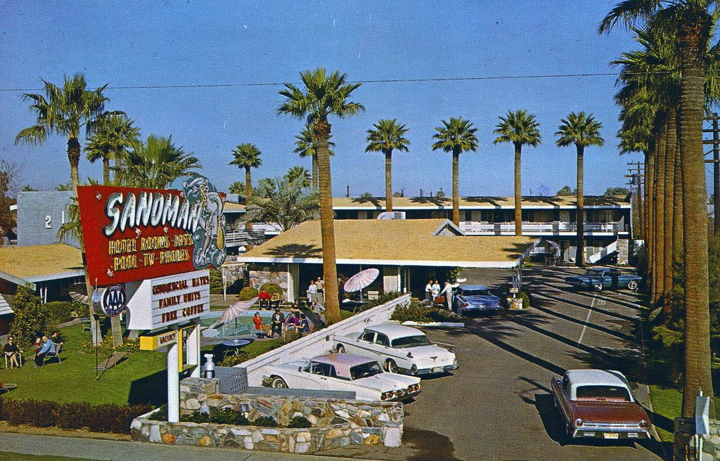 Sandman Motel Phoenix AZ 2120 West Van Buren Resort Atmosp… Flickr