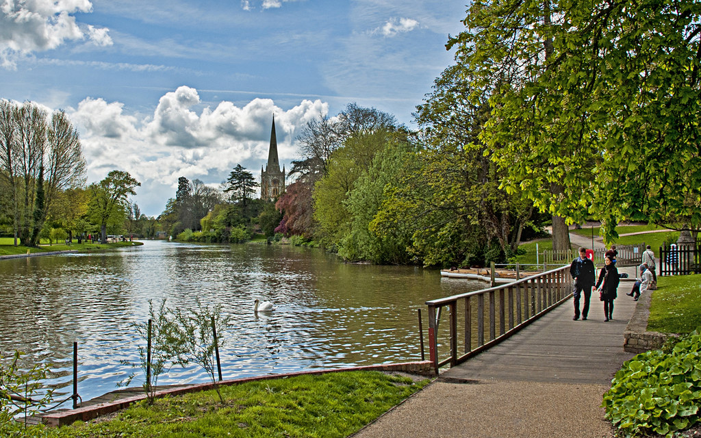 StratforduponAvon Riverside walk on the River Avon at St… Flickr