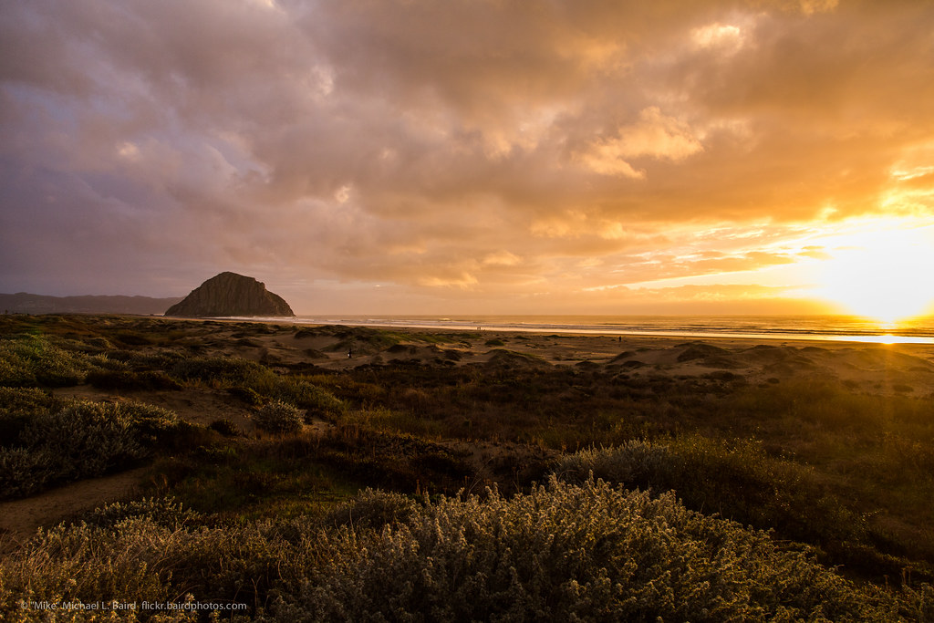 Sunset on Morro Strand State Beach, Morro Bay, CA 12 Dec. … Flickr