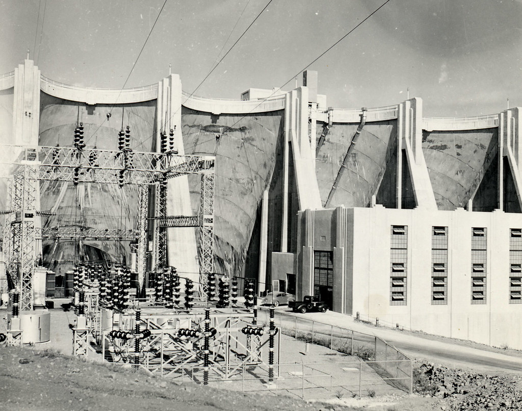 Buchanan Dam Powerhouse, ca. 1938 Photo ID W00048 Complet… Flickr
