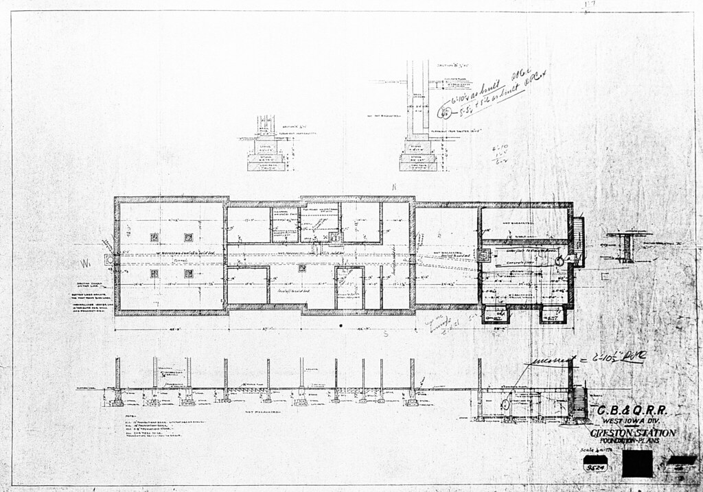 CB&Q Depot at Creston, Iowa Chicago, Burlington & Quincy R… Flickr