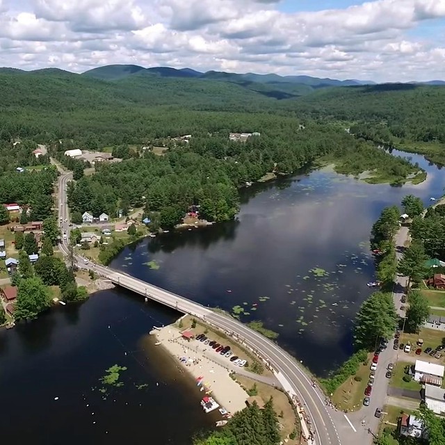 Drone footage of Wells, NY and Lake Algonquin. hike natu… Flickr