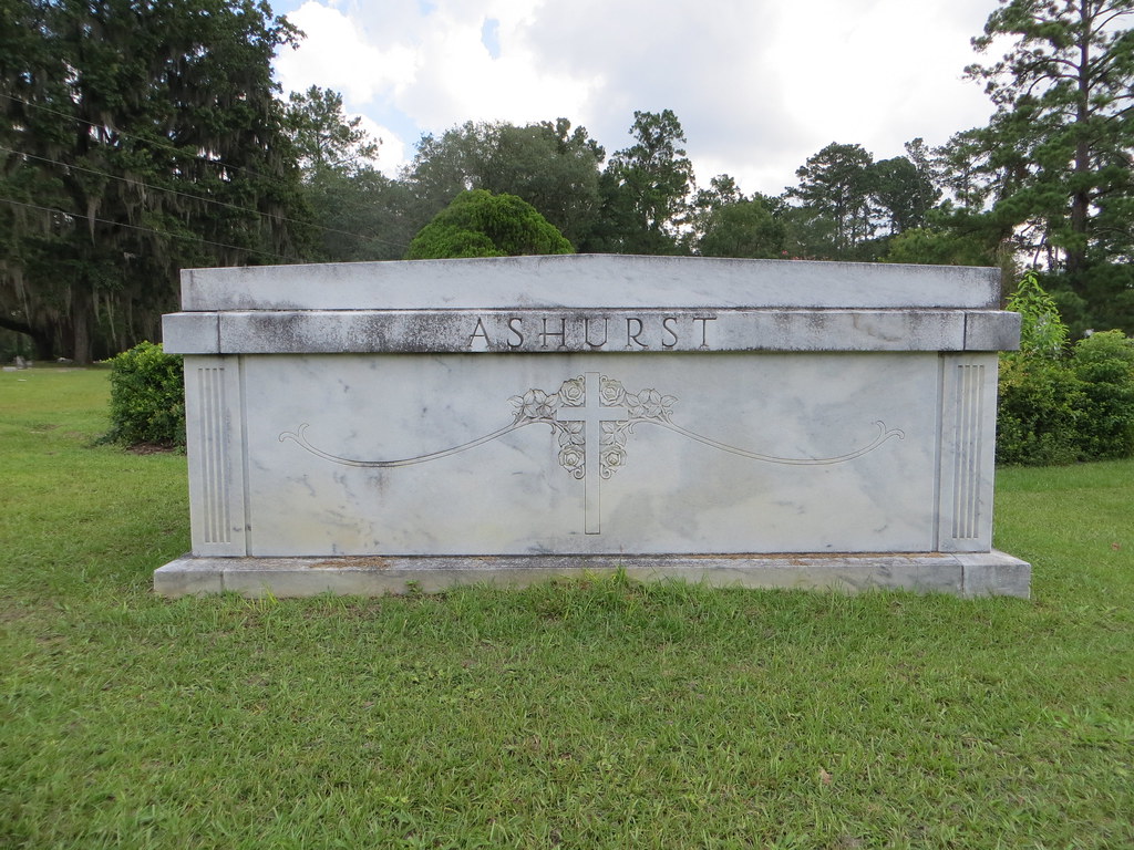Ashurst Grave Valdosta GA Sunset Hill Cemetery aka City Ce… Flickr