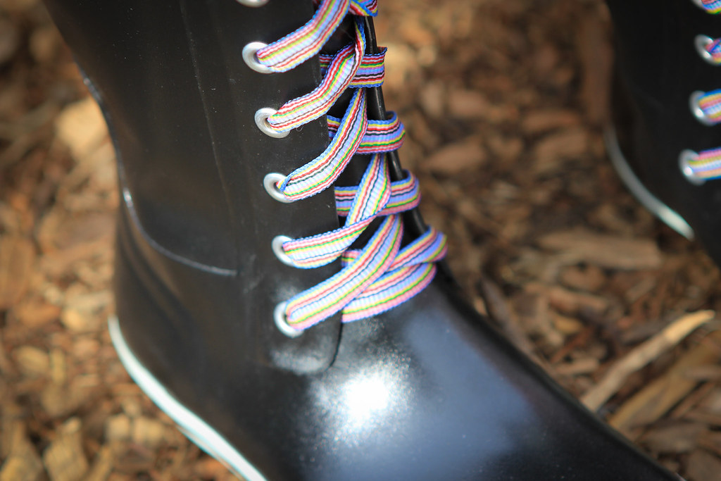 Viking rain boots festival style Viking rain boots, retro… Flickr