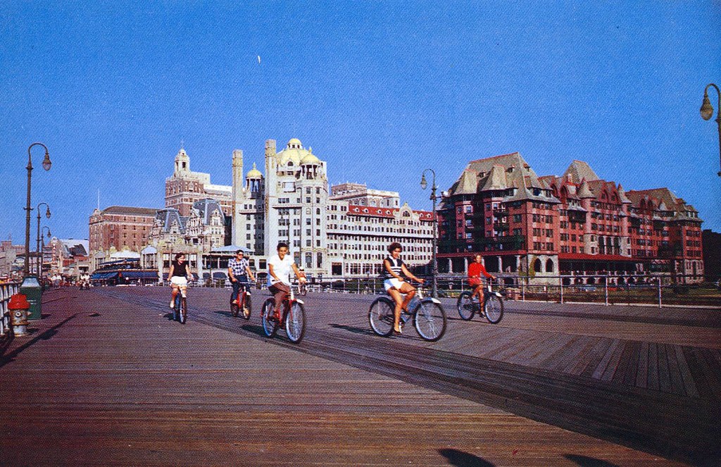 Atlantic City NJ Boardwalk It's a real treat to bicycle al… Flickr