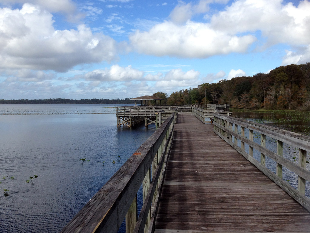 Lake Ashby boardwalk Amy
