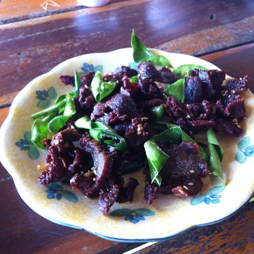 เนื้อแดดเดียว Fried SunDried Beef Jerky เฮือนอุ๊ย H… Flickr