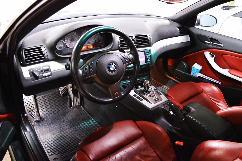 E46 M3 Imola Red interior skristedja Flickr