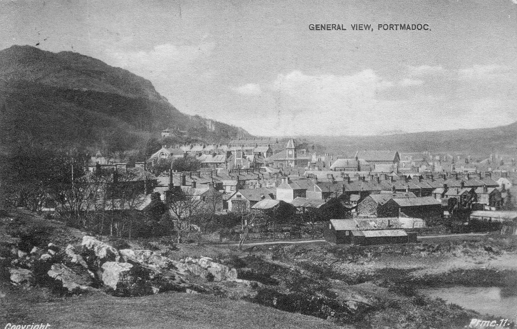 Porthmadog yn 1925. Porthmadog in 1925 Lluniau trwy garedi… Flickr