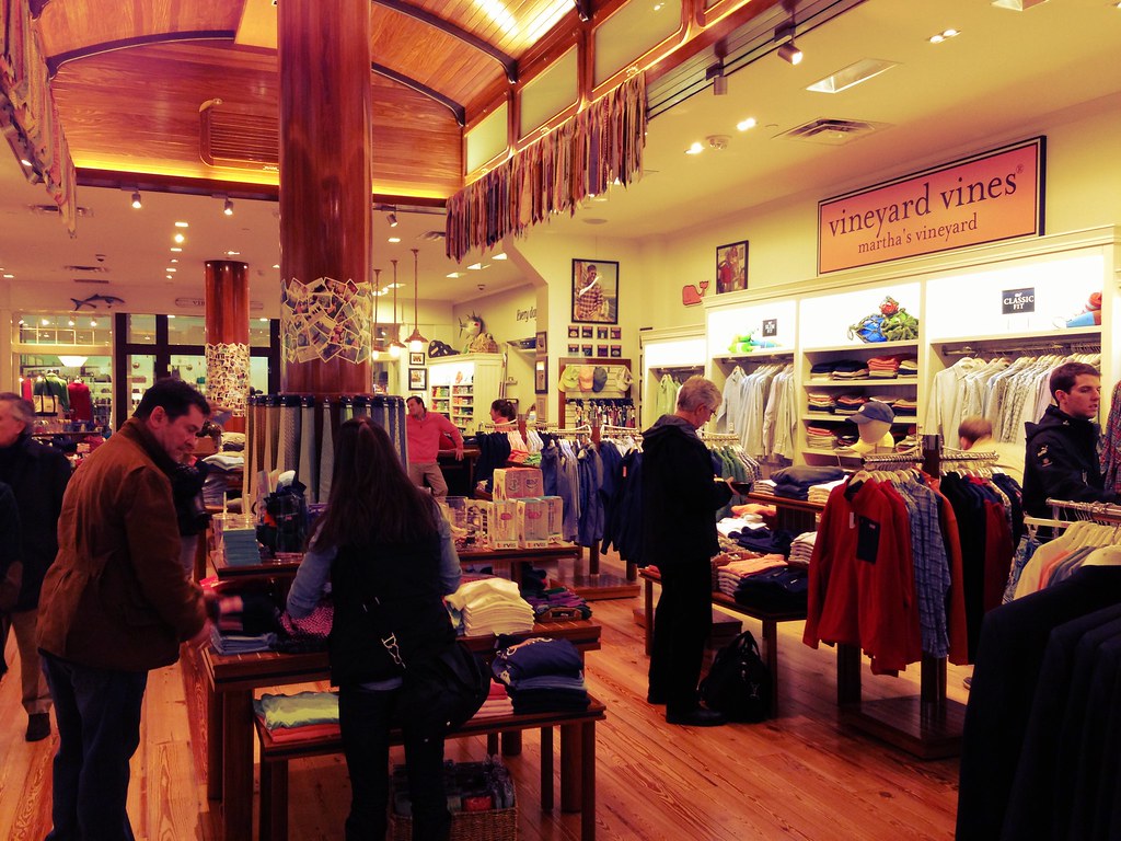 Vineyard Vines Store at the Prudential Center in Boston. Cole