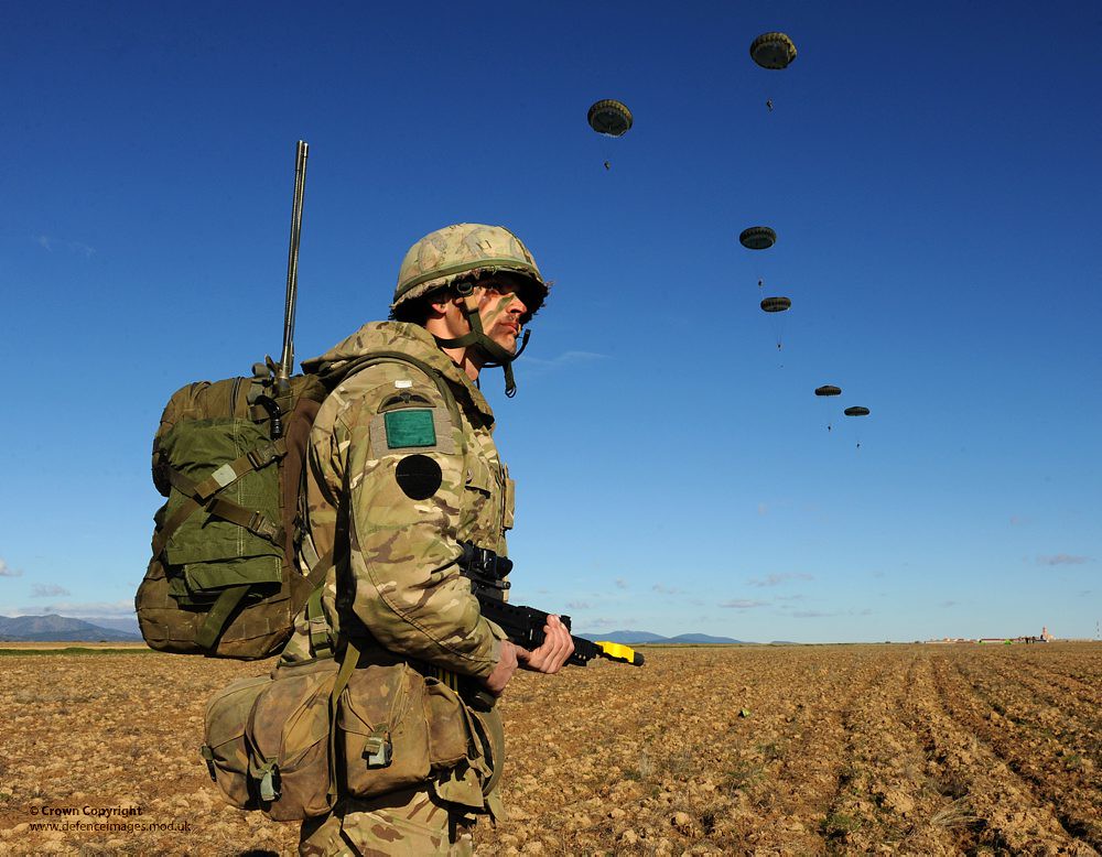 British Paratrooper with 3 PARA During an Exercise in Spai… Flickr