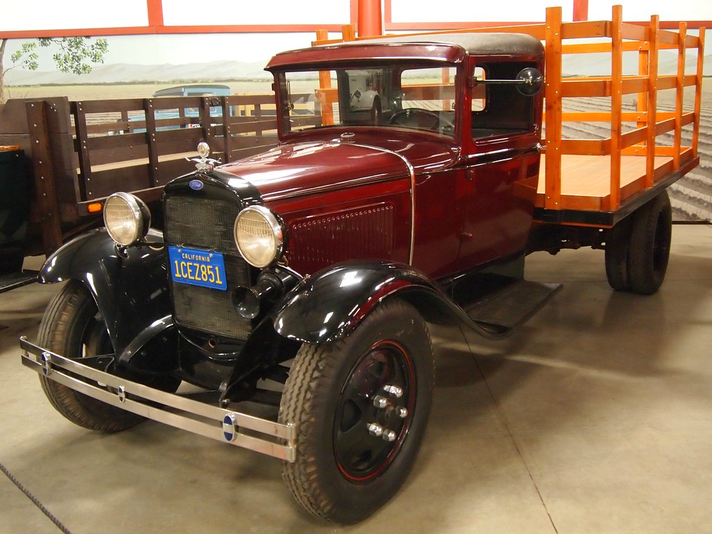 1931 Ford Model AA High Rack Stakebed 1 Photohraphed at th… Flickr