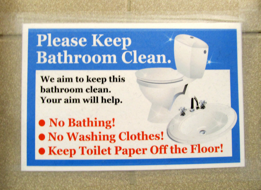 No bathing or washing clothes? W.T.F.? Steve Flickr