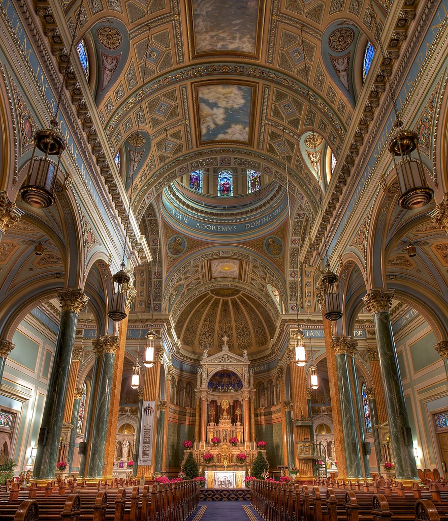 Saint Jean Baptist Catholic Church Nave, Apse, and High Al… Flickr