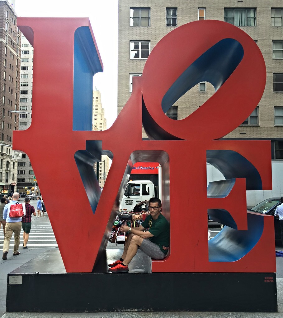 Love (sculpture), NYC. LOVE is an iconic Pop Art image by … Flickr