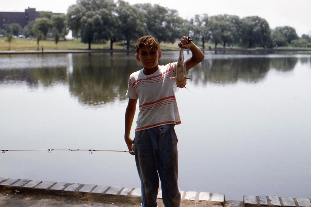 1958 fishing on Woodcliff Lake in North Hudson Park Flickr