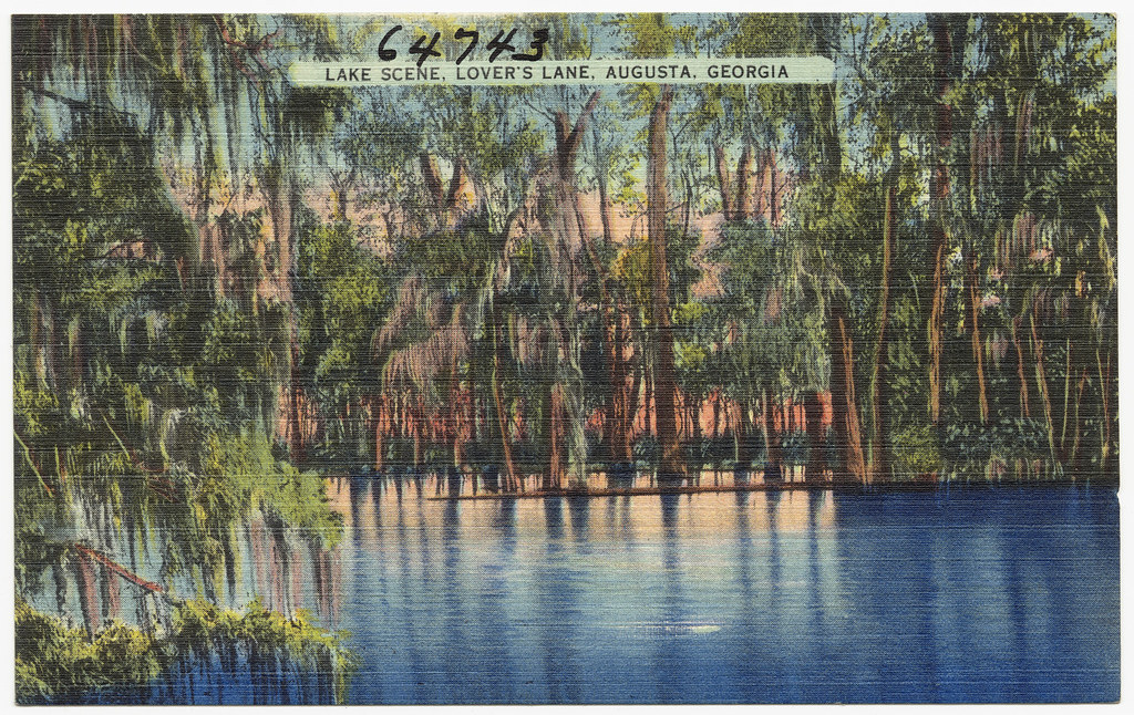 Lake scene, Lover's Lane, Augusta, File name 06_1… Flickr