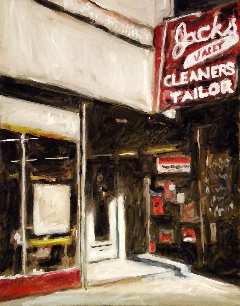 Store Front 2 Oil Painting, 11 in. by 14 in. DBurr49 Flickr