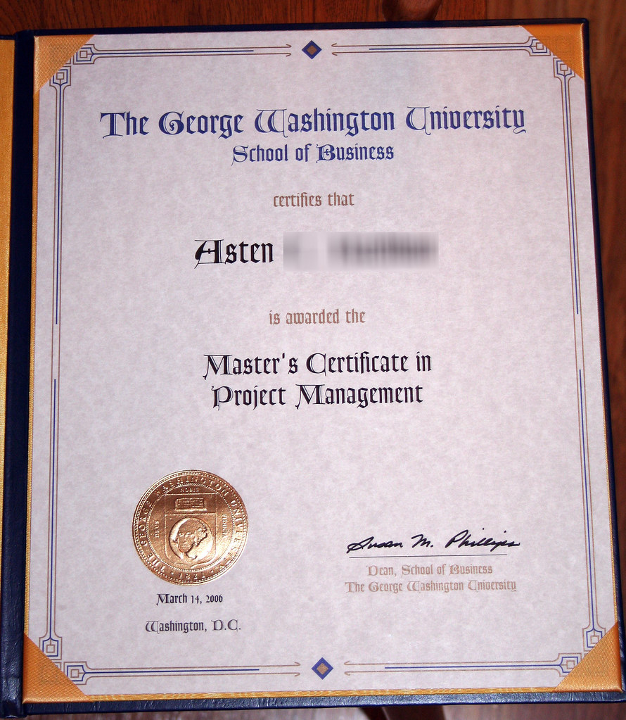 Master's Certificate I finally got the Master's Certificat… Flickr
