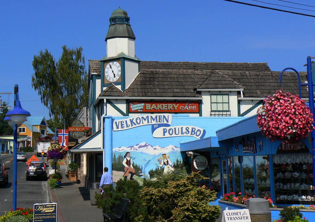 Downtown Poulsbo, Washington Velkommen. sea turtle Flickr