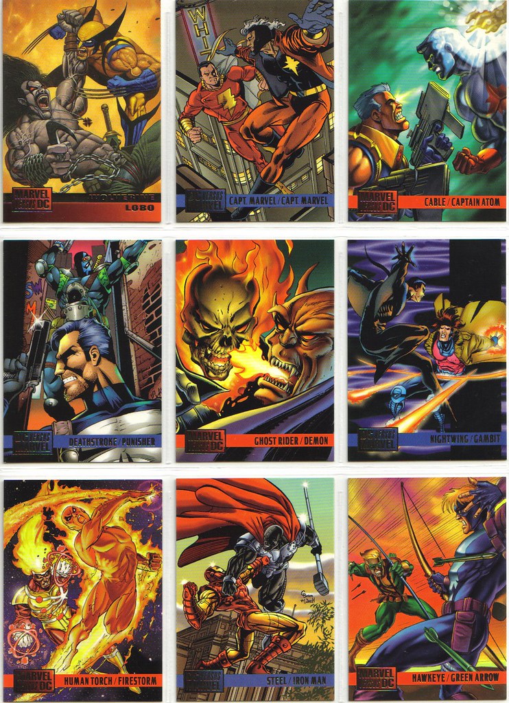 Marvel versus DC Base cards 7/11 Michael Conde Flickr