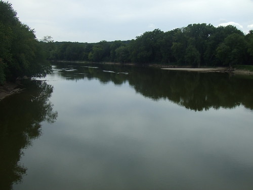 Wabash River view from Davis Ferry Bridge Seen on a passin… Flickr