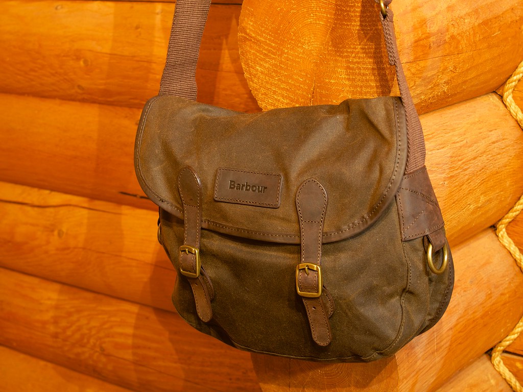 Barbour Waxed Cotton Bag monomaniacgarage Flickr