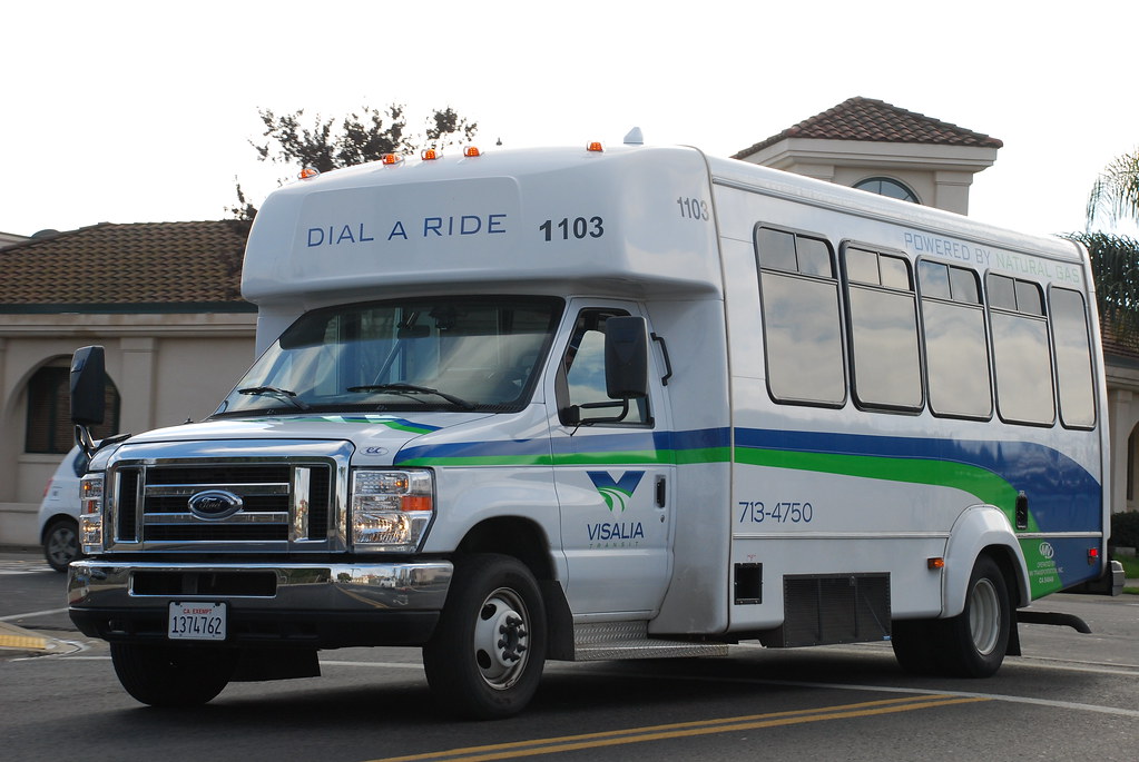 Visalia Transit Ford dialaride bus in Visalia, Californi… So Cal