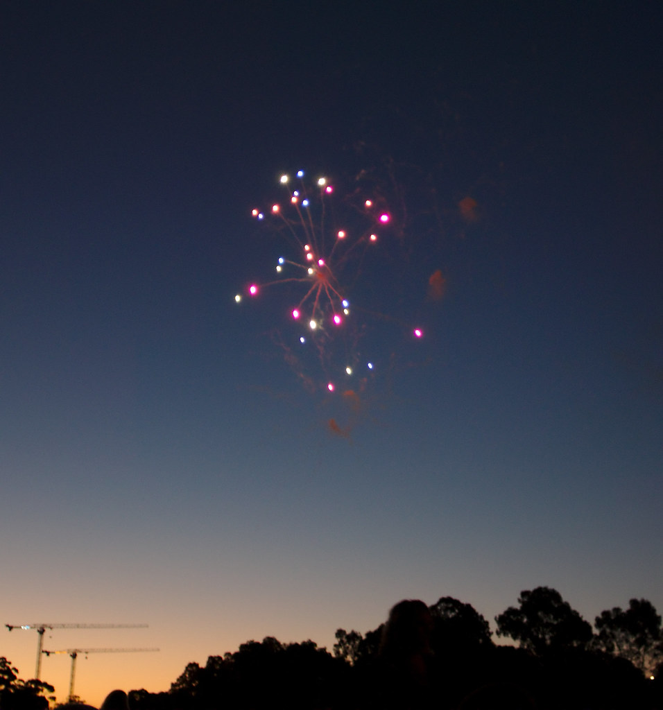 Multicoloured! Fireworks at Elder Park davidmonro Flickr