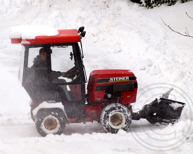 February 2013 Blizzard, Shelter Bay Complex, Edgewater, New Jersey a