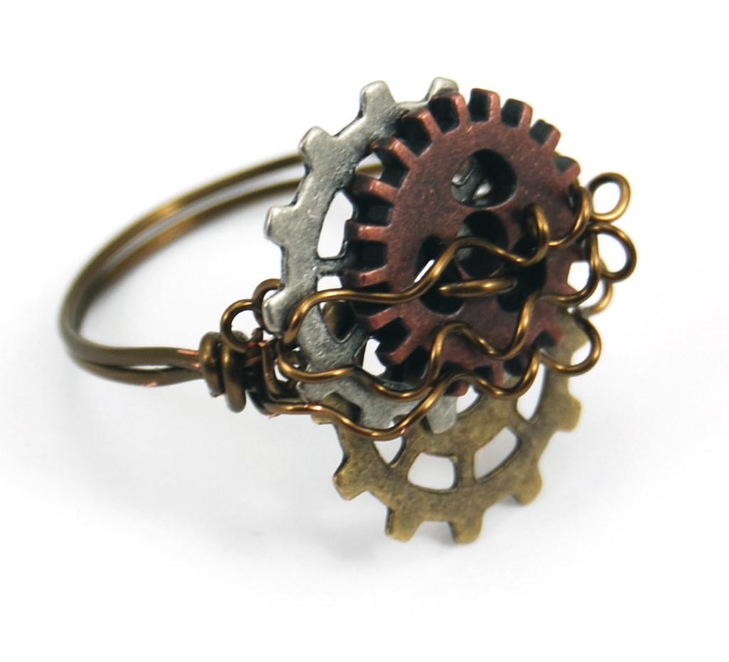 steampunkring01 Steampunk Ring CuriousJewelry Flickr