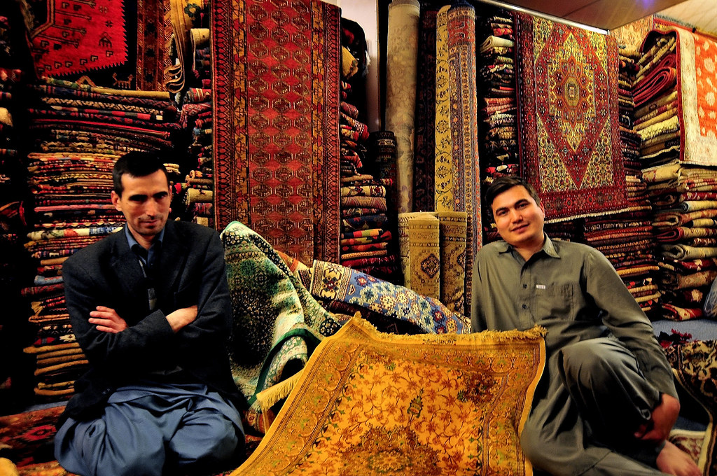 In the Afghan Carpet Shop Islamabad My trip would never … Flickr